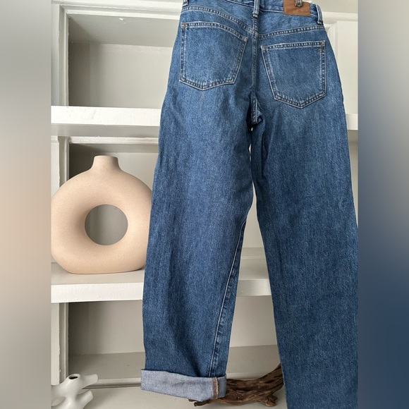 Madewell Low Slung Straight Jeans Size 23 - Picture 9 of 10